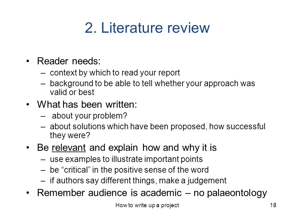 How to write a literature review · Help & how-to · Concordia University Library